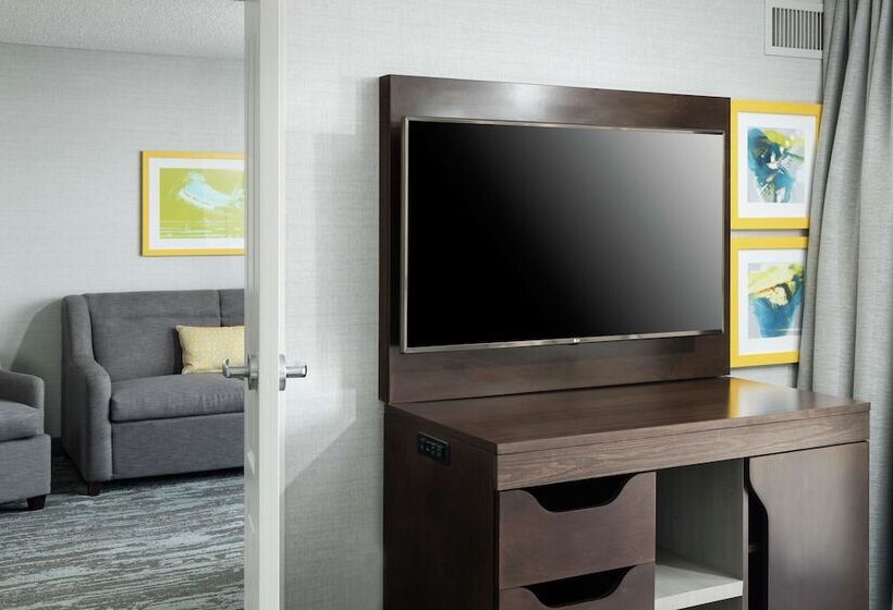 발코니가 있는 스위트, Hampton Inn & Suites Memphis Beale Street