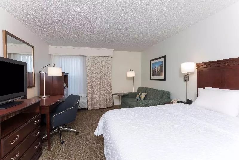 キングサイズベッドのスタンダードルーム, Hampton Inn East Lansing