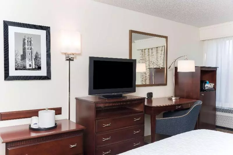 キングサイズベッドのスタンダードルーム, Hampton Inn East Lansing