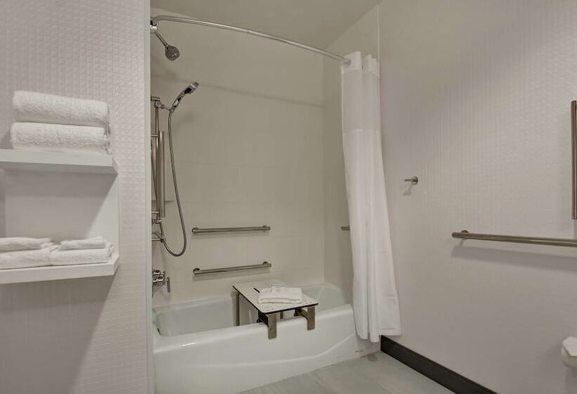 חדר סטנדרט שתי מיטות זוגיות, Hampton Inn & Suites Newark Harrison Riverwalk