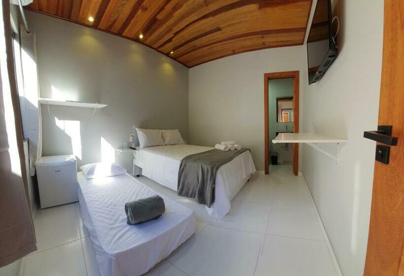 חדר סטנדרט לשלושה, Pousada Mirai  Centro