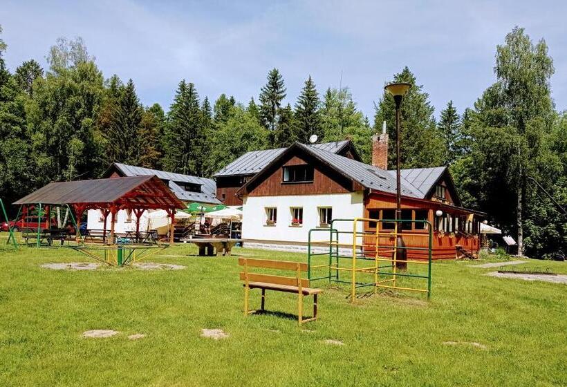 غرفة قياسية رباعية حمام مشترك, Penzion Poslední Míle