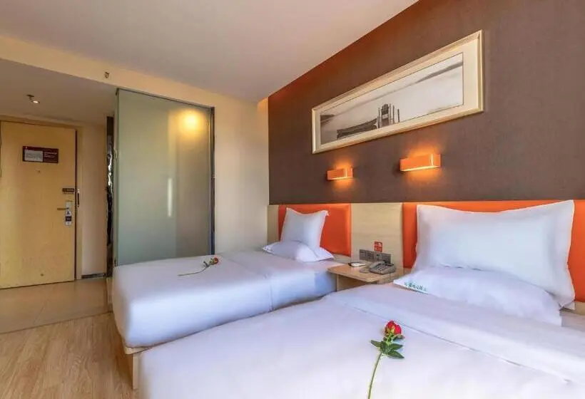 ダブルベッドスタンダードルーム, 7days Premium Xichang Torch Plaza Qionghai Wetland Park Branch
