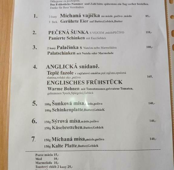 חדר סטנדרט לשלושה, Penzion U Modrého Slona