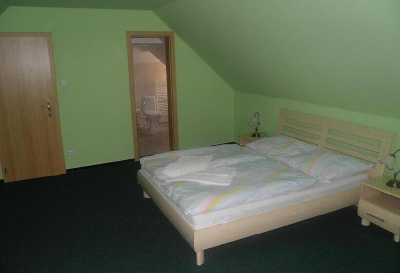 חדר סטנדרט לשלושה, Penzion U Modrého Slona