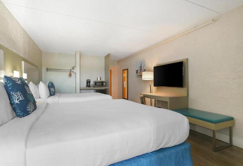 带2个双人床的标准工作室, Inn On Destin Harbor, Ascend Hotel Collection