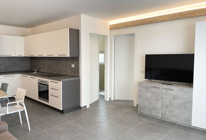 バルコニー付き１ベッドルームアパートメント, Residence Cavalluccio Marino