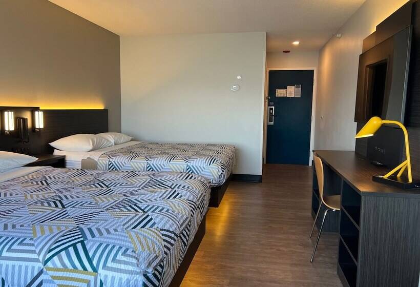 Habitació Deluxe, Motel 6 Indianapolis North