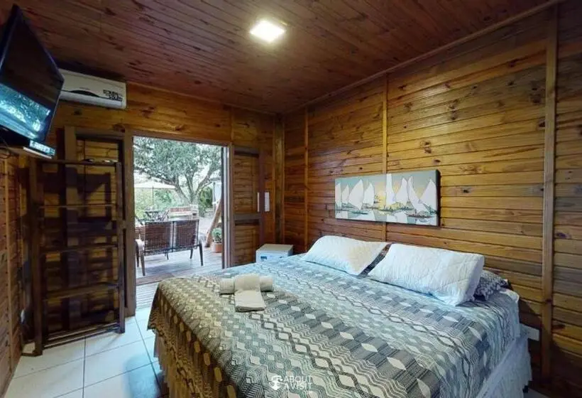 キングサイズベッドのスイートルーム, Pousada Villa Verde   Frente Para A Praia Do Farol