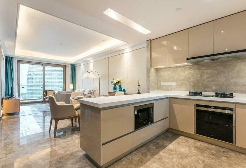 جناح ديلوكس غرفتين نوم, Elnob Seaview Aparthotel Hai Tang Bay Sanya