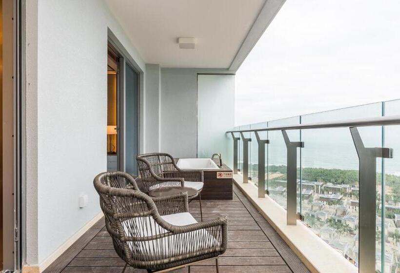 סוויטת דלוקס 2 חדרים, Elnob Seaview Aparthotel Hai Tang Bay Sanya