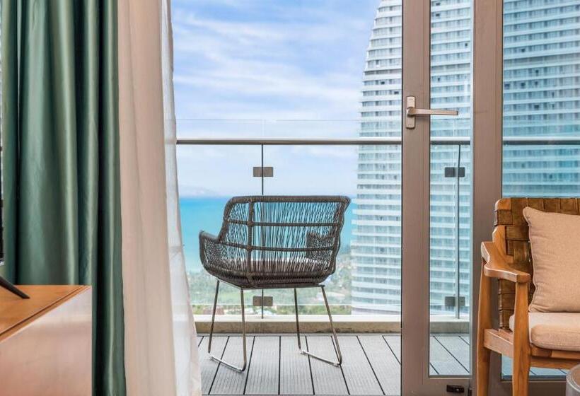 סוויטת דלוקס 2 חדרים, Elnob Seaview Aparthotel Hai Tang Bay Sanya