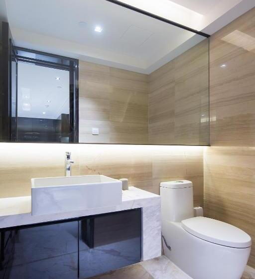 סוויטת דלוקס 3 חדרים, Elnob Seaview Aparthotel Hai Tang Bay Sanya