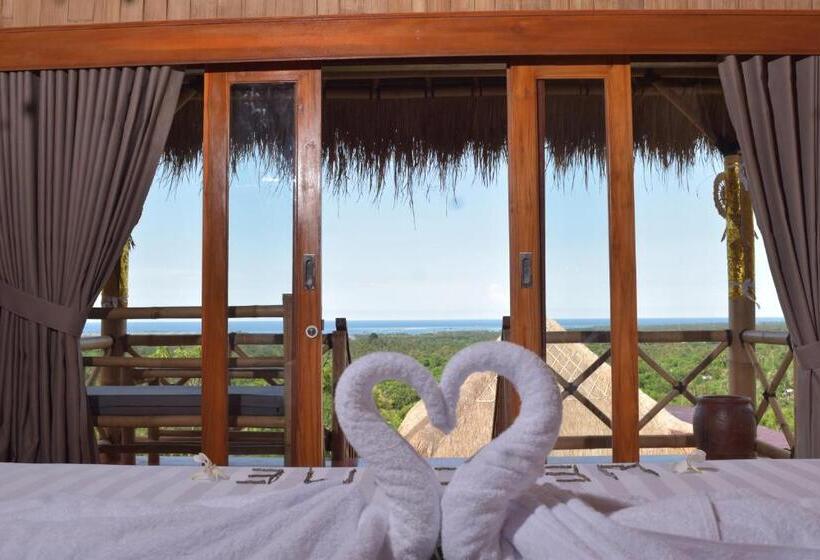 غرفة ديلوكس مطلّة علي البحر, Menjangan Hill