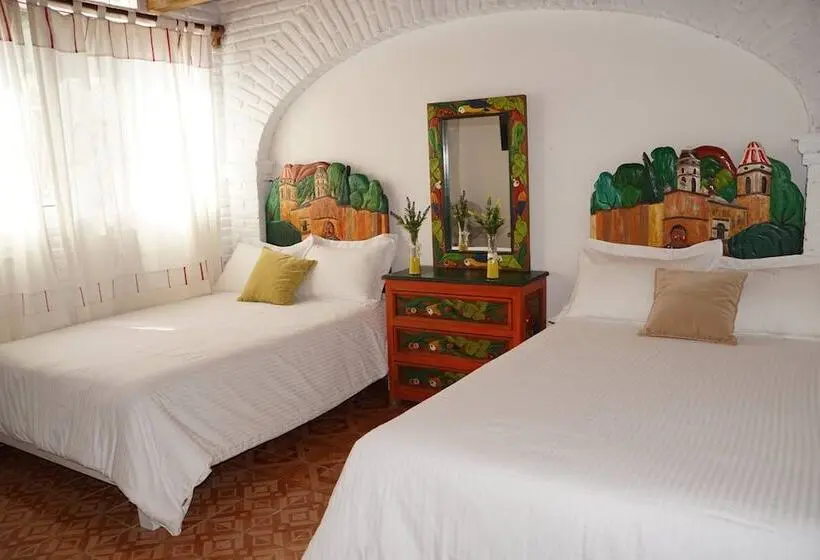 スタンダード４人部屋, Posada Ali Tepoztlan By Rotamundos