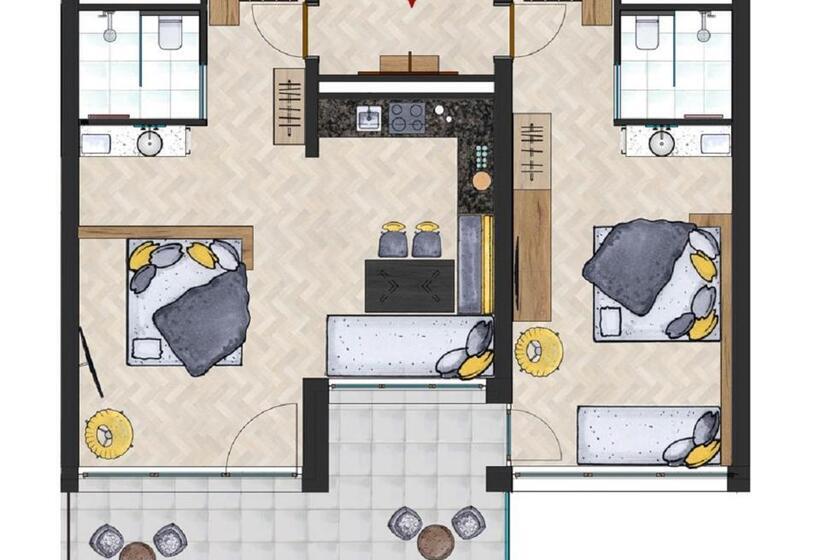 استودیو استاندارد با بالکن, Bergparadies   Inklusive Eintritt In Die Alpentherme