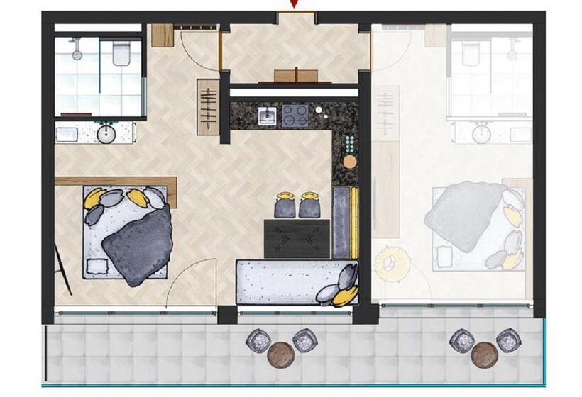 استودیو استاندارد با بالکن, Bergparadies   Inklusive Eintritt In Die Alpentherme