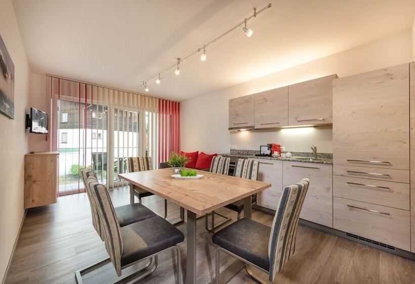 آپارتمان 2 خوابه با بالکن, Bergparadies   Inklusive Eintritt In Die Alpentherme