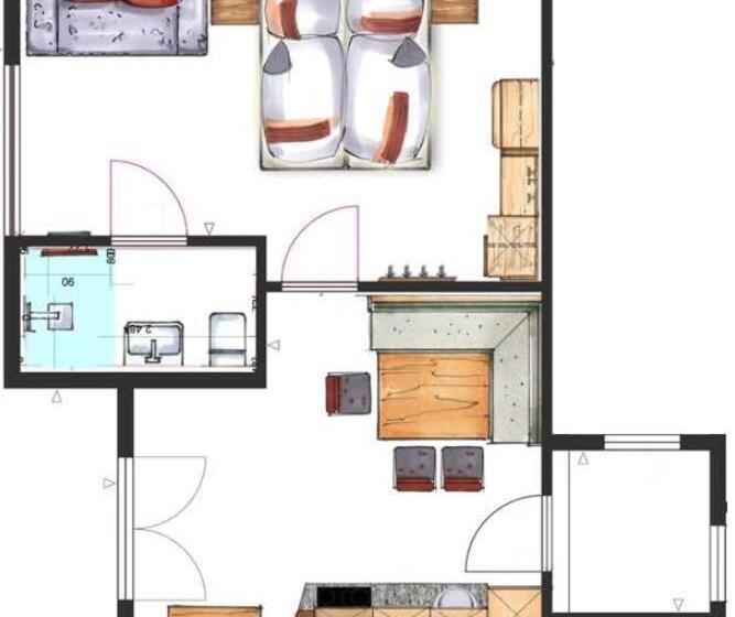 آپارتمان 1 خوابه, Bergparadies   Inklusive Eintritt In Die Alpentherme