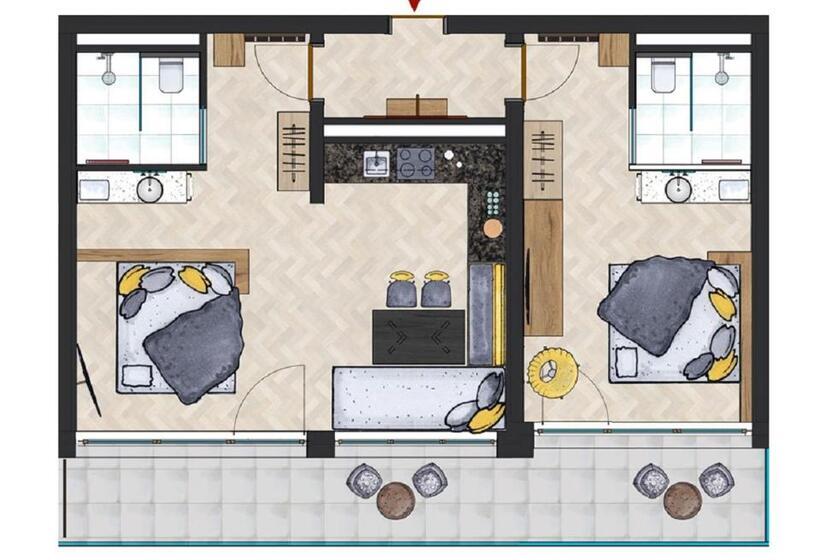 استودیو استاندارد با بالکن, Bergparadies   Inklusive Eintritt In Die Alpentherme