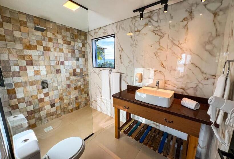 キングサイズベッドのスイートルーム, Pousada Descanso Do Rei   Vista Para O Mar & Melhor Localização Da Praia Do Rosa