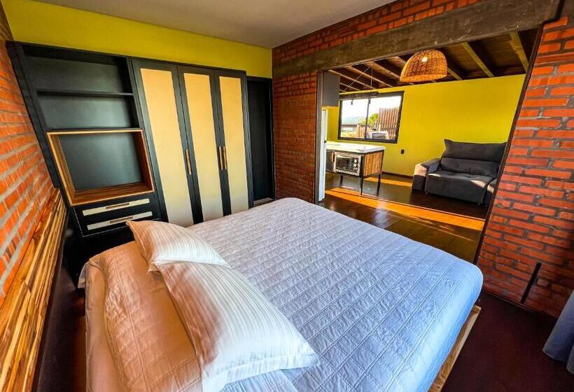 キングサイズベッドのスイートルーム, Pousada Descanso Do Rei   Vista Para O Mar & Melhor Localização Da Praia Do Rosa