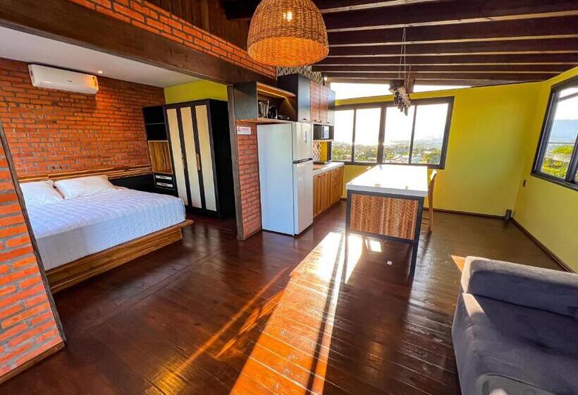 キングサイズベッドのスイートルーム, Pousada Descanso Do Rei   Vista Para O Mar & Melhor Localização Da Praia Do Rosa