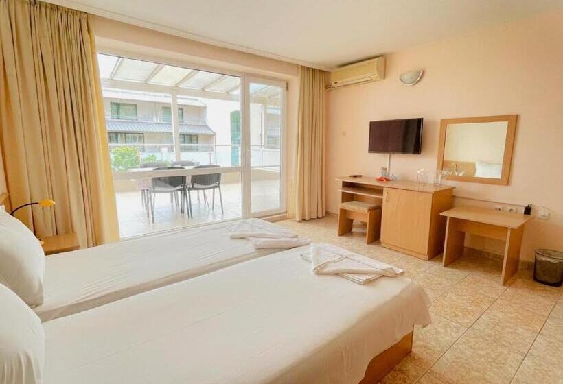 1침실 테라스 아파트 바다 전망, Family Hotel Morska Zvezda