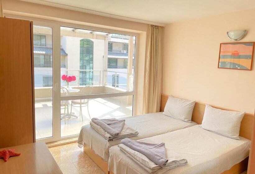 海景标准间露台, Family Hotel Morska Zvezda