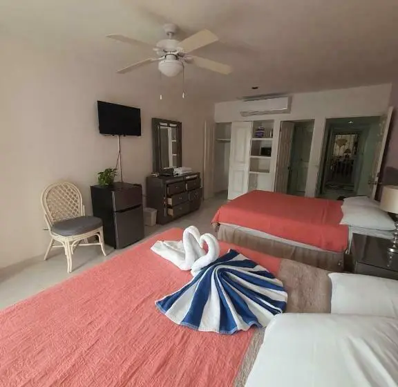 Standard Neljän Hengen Huone, Enna Inn Ixtapa Habitación Vista Al Mar