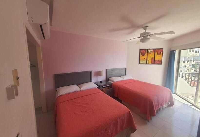 غرفة قياسية رباعية, Enna Inn Ixtapa Habitación Vista Al Mar