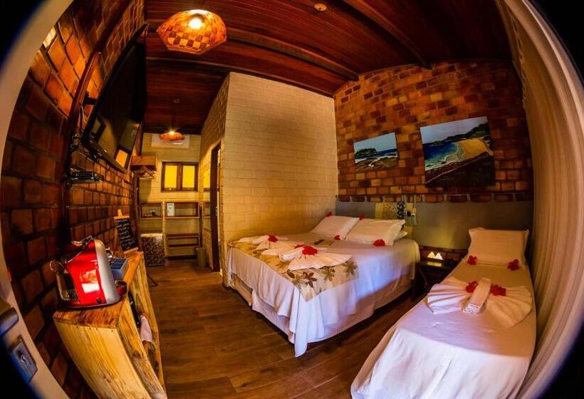 Номер Стандарт Трехместный, Pousada Mar Aberto