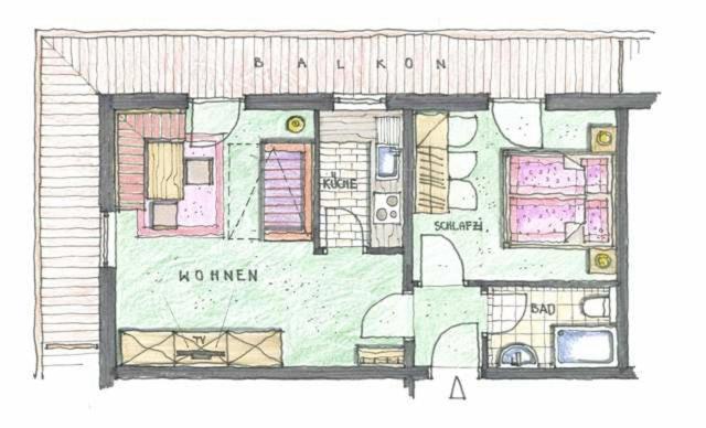 آپارتمان سوپریور 1 خوابه, Pension Mühle