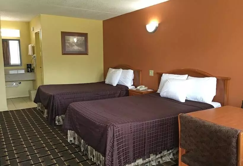 ２ダブルベッドのスタンダードルーム, Americas Best Value Inn & Suites Greenville