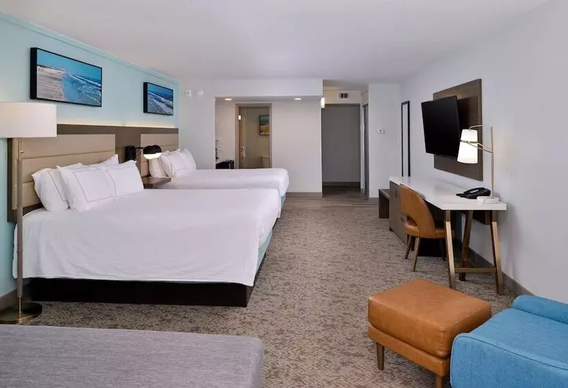 اتاق استاندارد با 2 تخت دوبل, Doubletree By Hilton Corpus Christi Beachfront