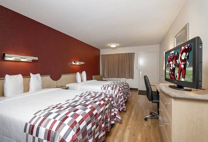 Номер Стандарт 2 Двуспальные Кровати, Red Roof Inn Detroit Rochester Hills/ Auburn Hills