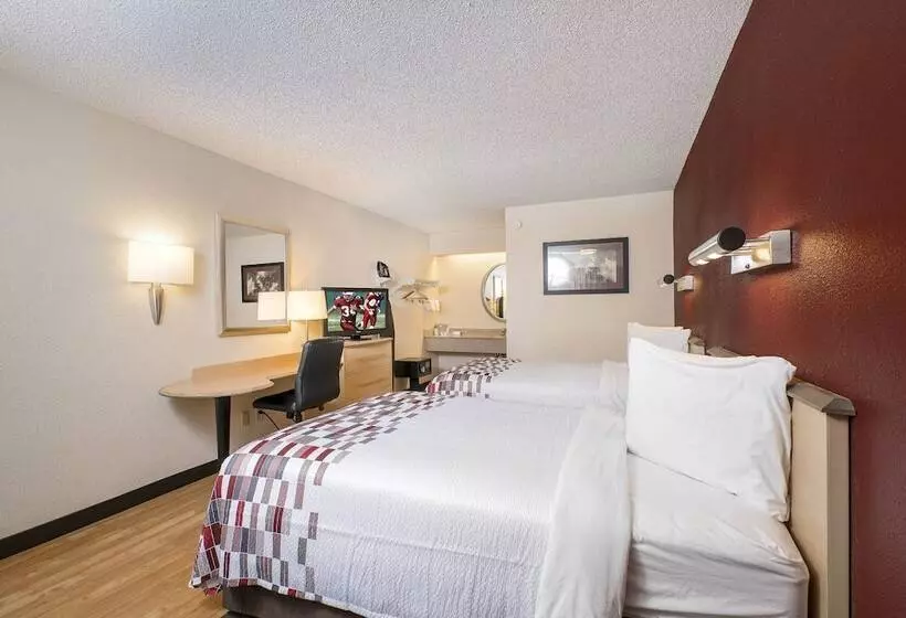 ２ダブルベッドのスタンダードルーム, Red Roof Inn Detroit Rochester Hills/ Auburn Hills