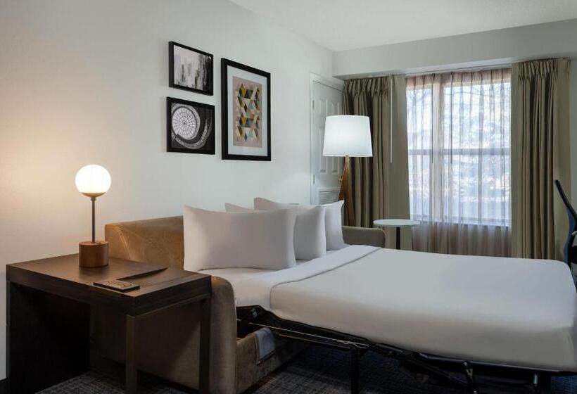 带大床的标准工作室, Residence Inn By Marriott Boulder Broomfield