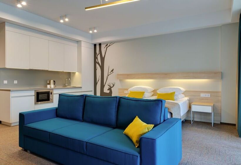 标准工作室带公园景, Aurora Club Spa Resort