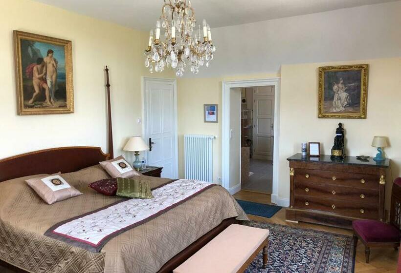 חדר דלוקס עם מיטת קינג, Le Prieure D'orchaise