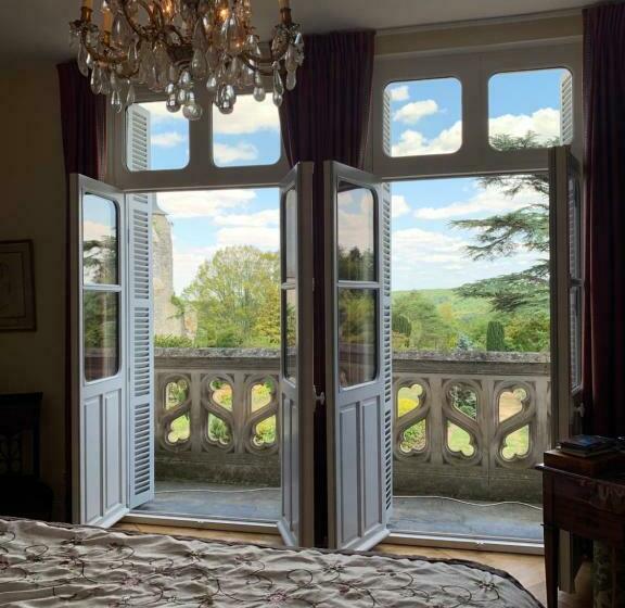 חדר דלוקס עם מיטת קינג, Le Prieure D'orchaise