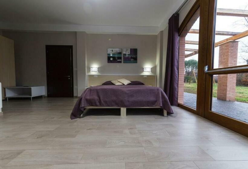 غرفة عائلية مطلّة علي الحديقة, La Dolce Mela