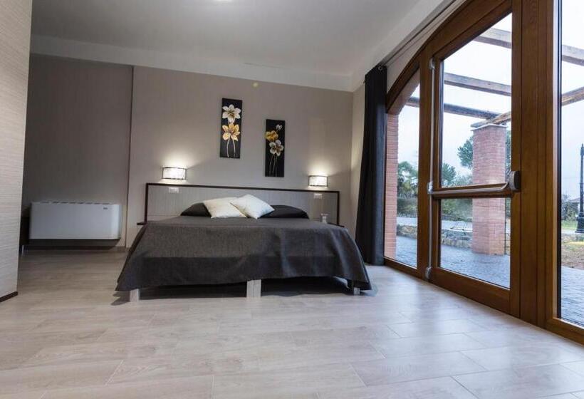 غرفة عائلية مطلّة علي الحديقة, La Dolce Mela