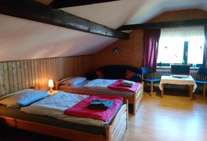 Standard Neljän Hengen Huone, Gästehaus Burgwald Trekking