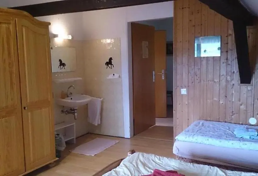 Standard Neljän Hengen Huone, Gästehaus Burgwald Trekking