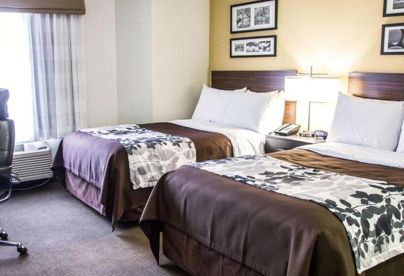 Номер Стандарт 2 Двуспальные Кровати, Sleep Inn Tinley Park I80 Near Amphitheatreconvention Center