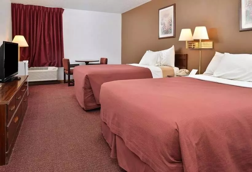 ２ダブルベッドのスタンダードルーム, Americas Best Value Inn Beardstown