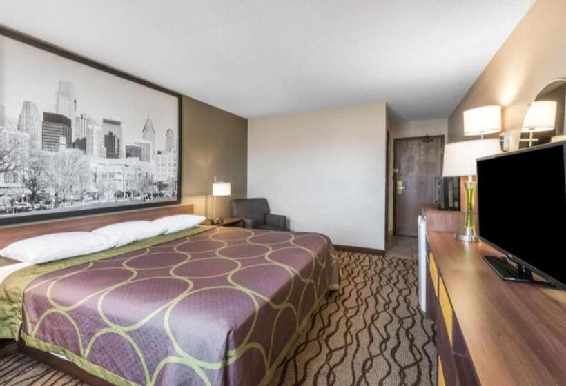 キングサイズベッドのデラックススイート, Super 8 By Wyndham Bedford