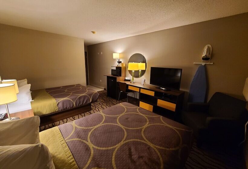 ２ダブルベッドのスタンダードルーム, Super 8 By Wyndham Bedford