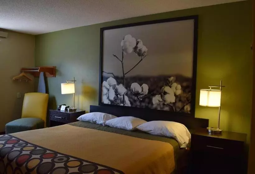 キングサイズベッドのスタンダードルーム, Super 8 By Wyndham Homewood Birmingham Area